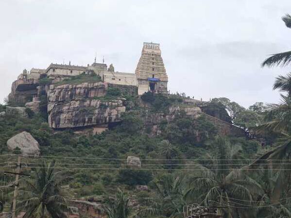 Perched on a cliff, Narasimha Temple